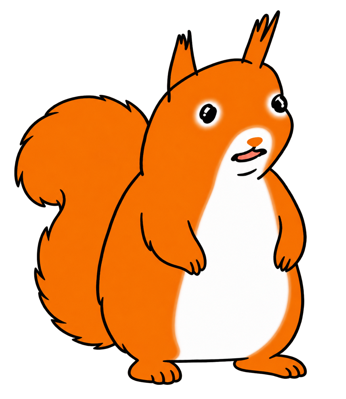 Bonko, the wide-eyed orange creature